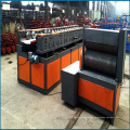 Garage door panel cold roll forming machine with embossing assistant